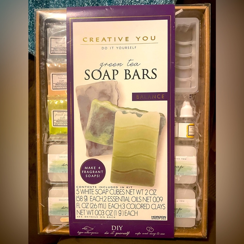 CREATIVE YOU- Do it Yourself- Green Tea Soap Bar